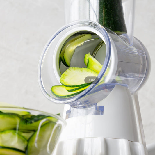 AUREVO SmartMand-Round Mandoline Vegetable Cutter & Julienne Grater