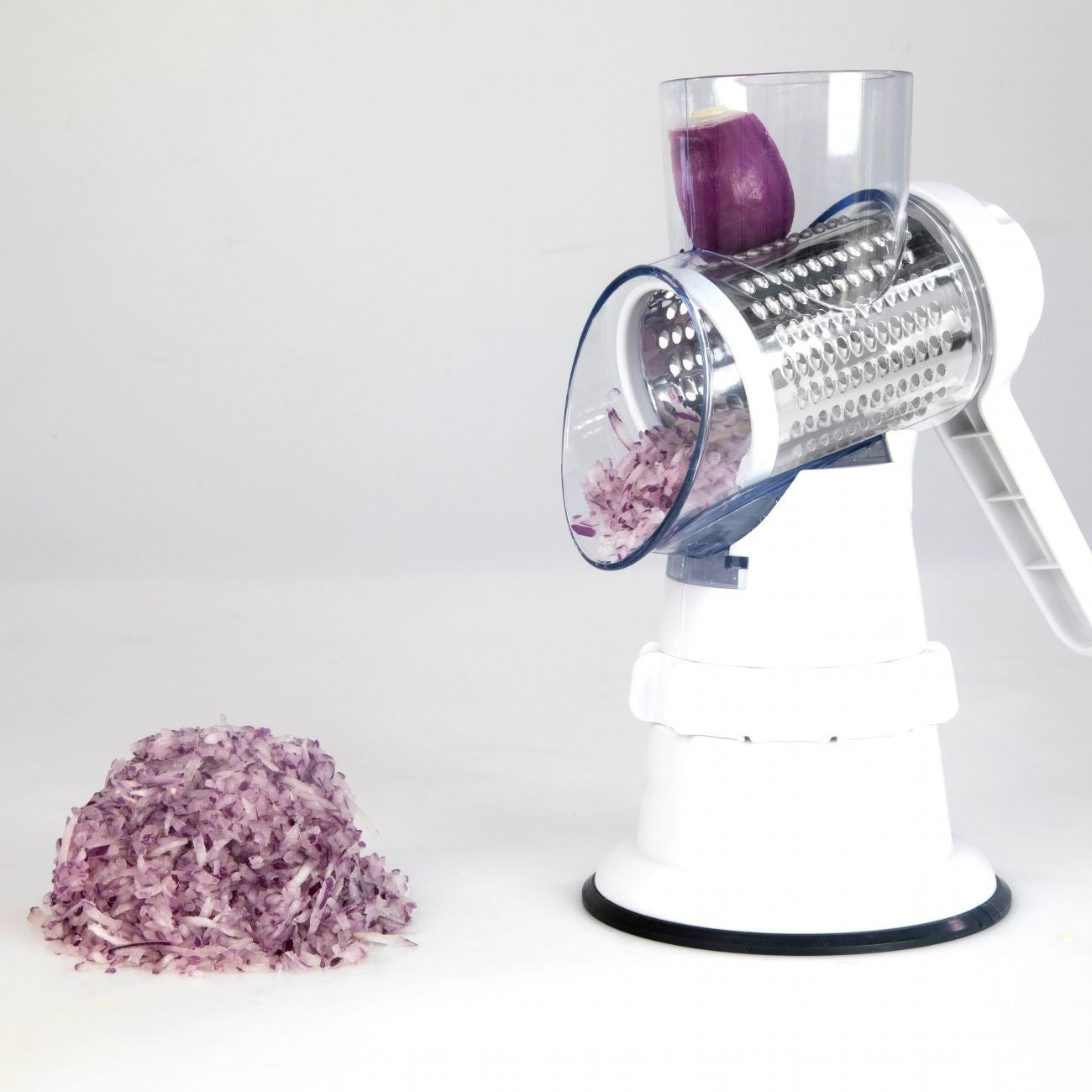AUREVO SmartMand-Round Mandoline Vegetable Cutter & Julienne Grater