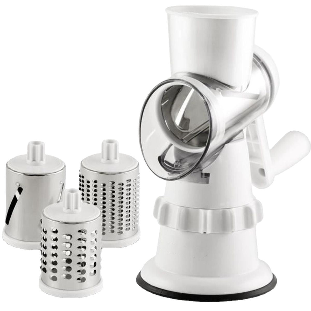 AUREVO SmartMand-Round Mandoline Vegetable Cutter & Julienne Grater
